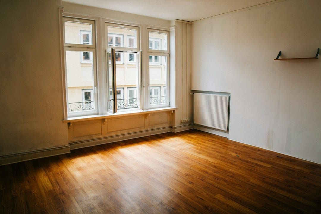 Empty room ready for a house move in the UK